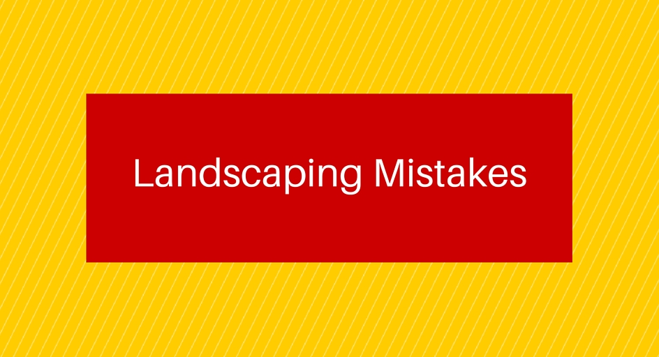 Landscaping Mistakes